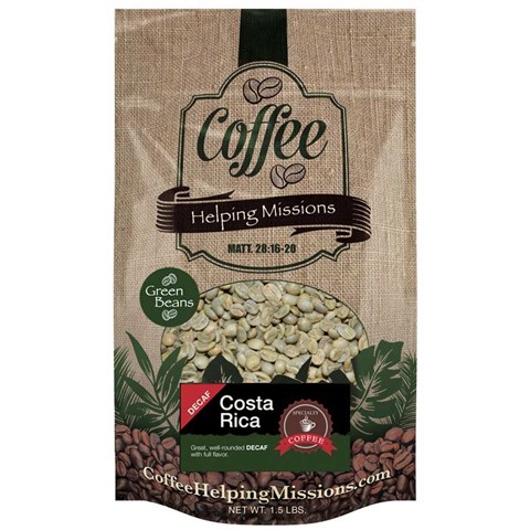 Green Beans 1.5lb Bag: Costa Rica Decaf