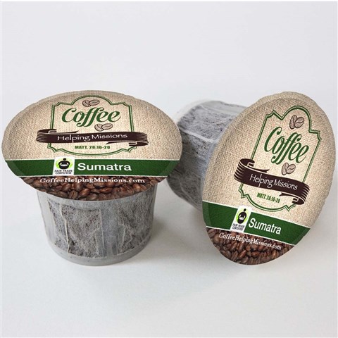 Single Serve Cups: Sumatra Fair Trade Origin