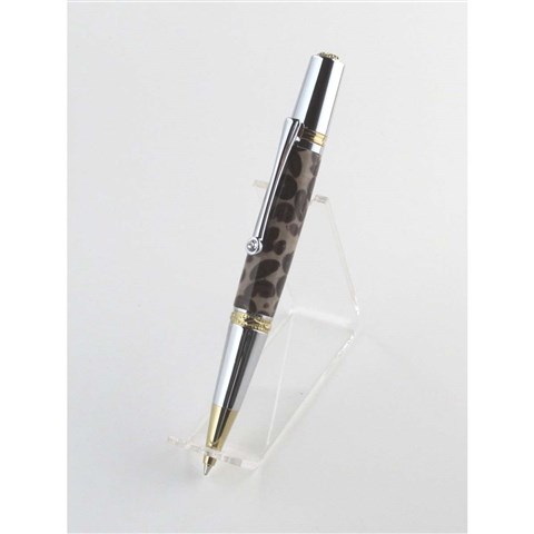 CHM Cafe Mocha &amp; Bean Rhodium &amp; Gold Ball Point